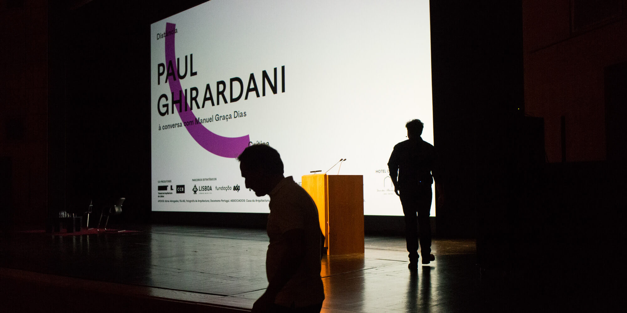 Citical Distance conference stage Raquel Guerreiro Work